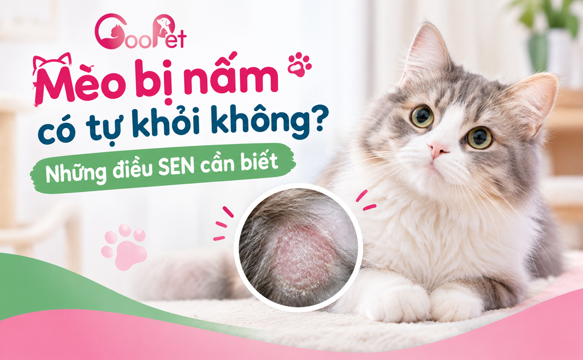 Mèo bị nấm có tự khỏi không? Những điều SEN cần biết.