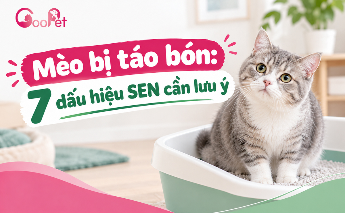 Mèo bị táo bón