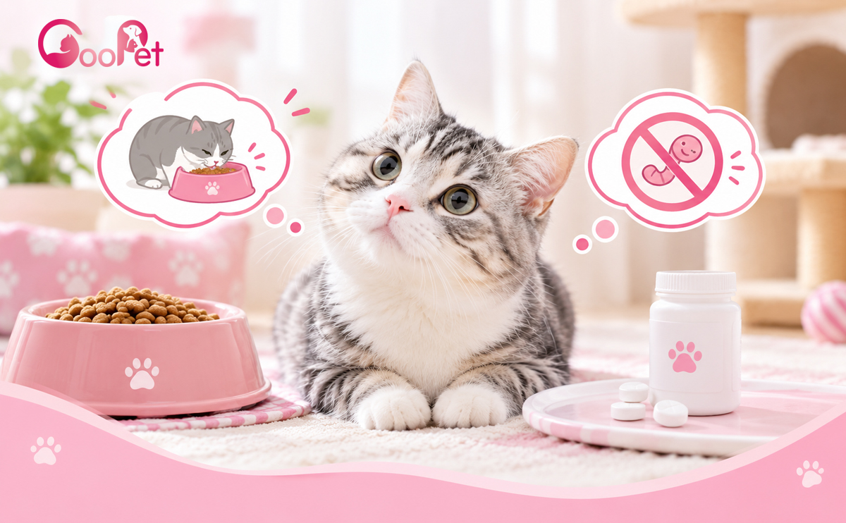 Tẩy giun cho mèo
