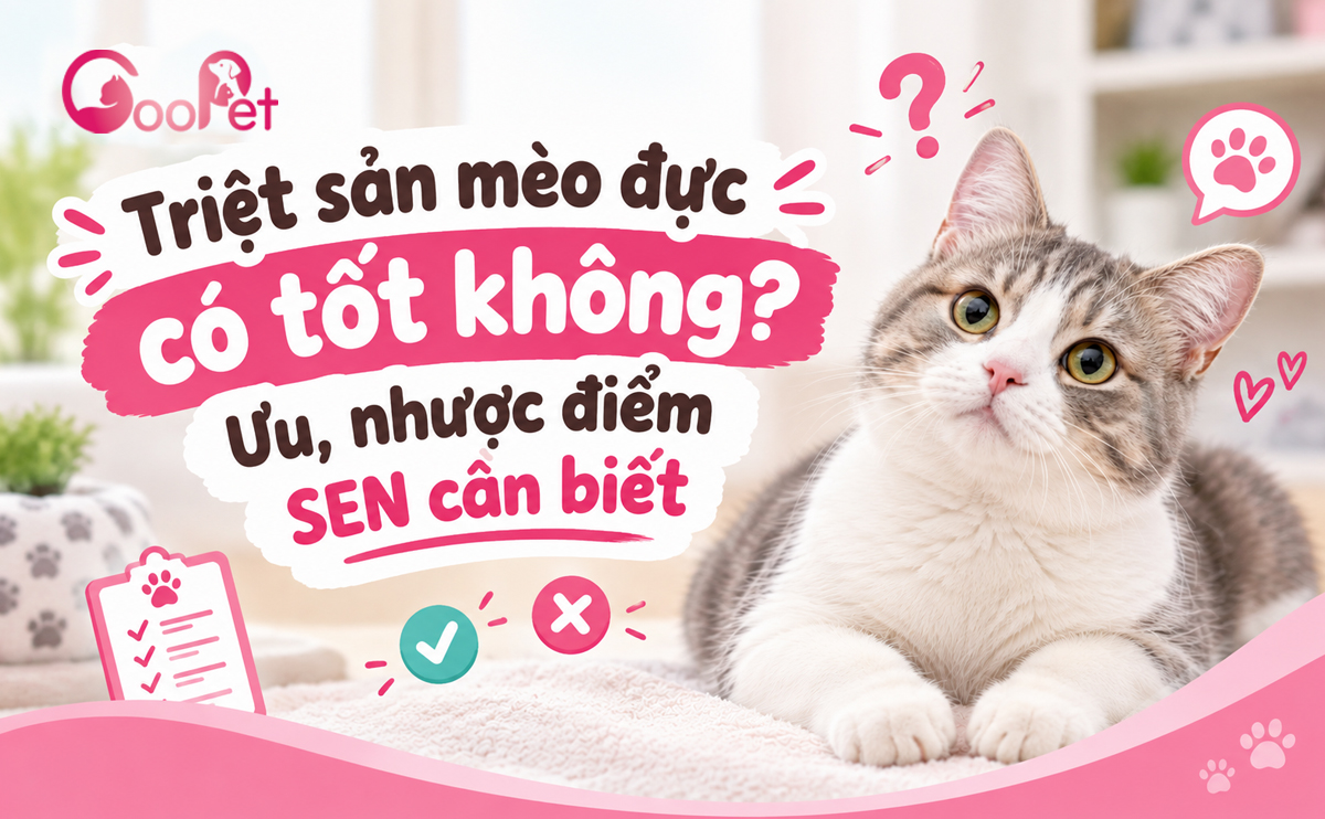 Triệt sản mèo đực có tốt không? Ưu, nhược điểm SEN cần biết!