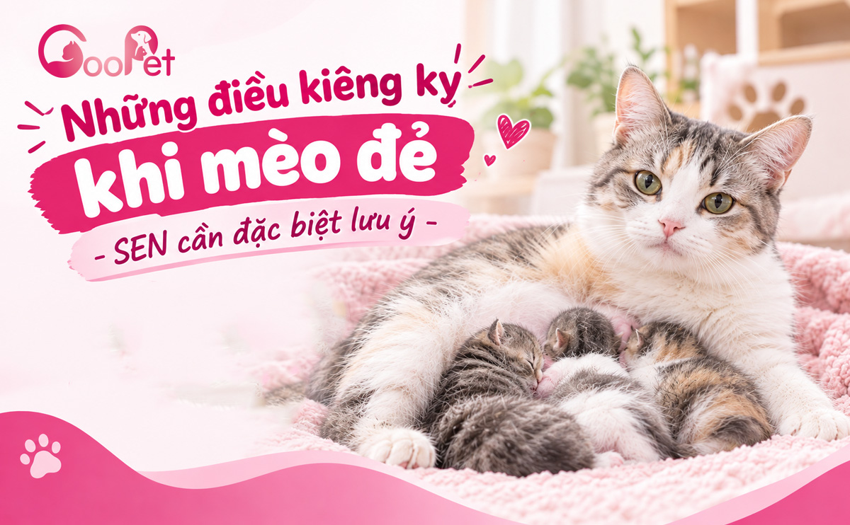 Những điều kiêng kỵ khi mèo đẻ - SEN cần đặc biệt lưu ý